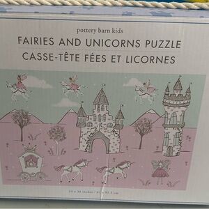 Pottery Barn Kids Magical Fairies and Unicorns Puzzle